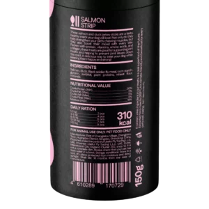 Dog Treats With Salmon Strip,150g, E-Protein, Hypoallergenic