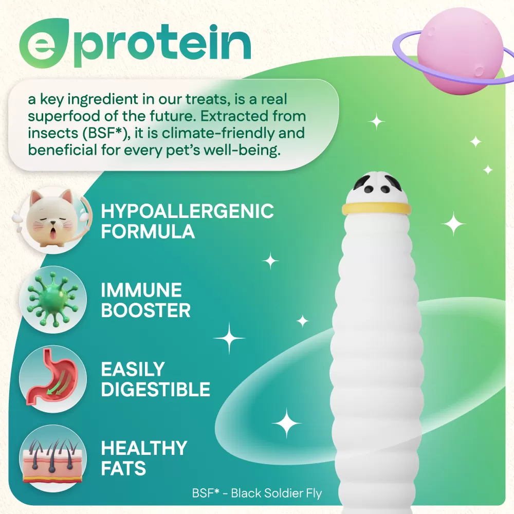 Cat Treats With Salmon Cream, 84g, E-Protein, Hypoallergenic