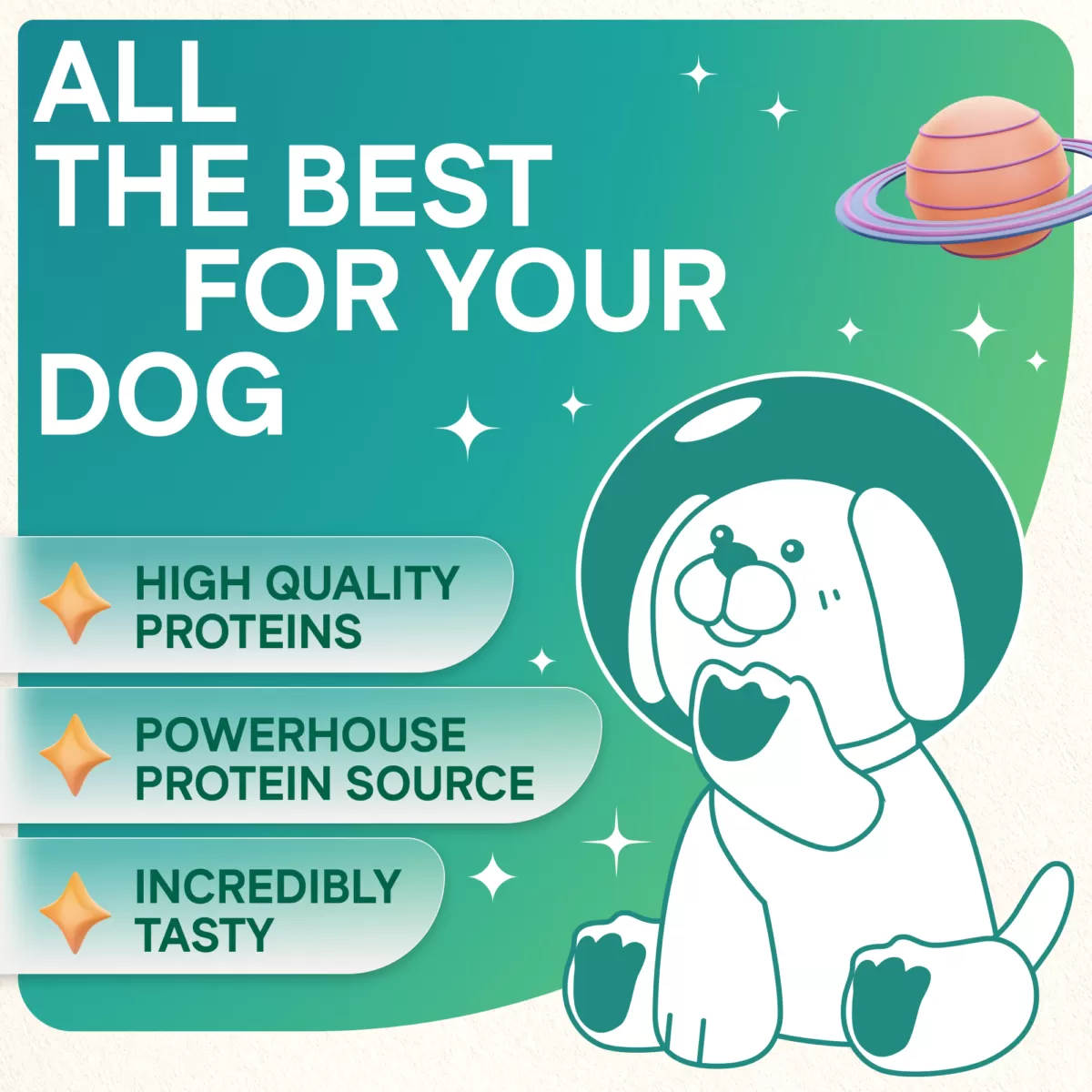 Dog Treats With Beef dental stick, 100g, E-Protein, Hypoallergenic