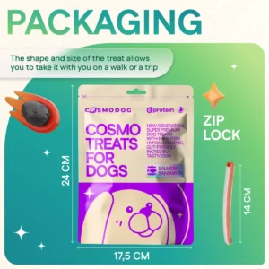 Dog Treats With Salmon Sandwich, 250g, E-Protein, Hypoallergenic