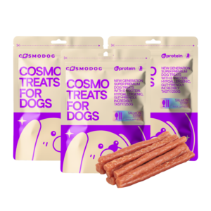 Dog Treats With Salmon Strip, 250g, E-Protein, Hypoallergenic