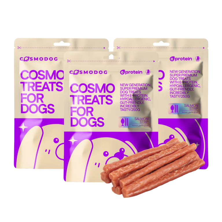 Dog Treats With Salmon Strip, 250g, E-Protein, Hypoallergenic