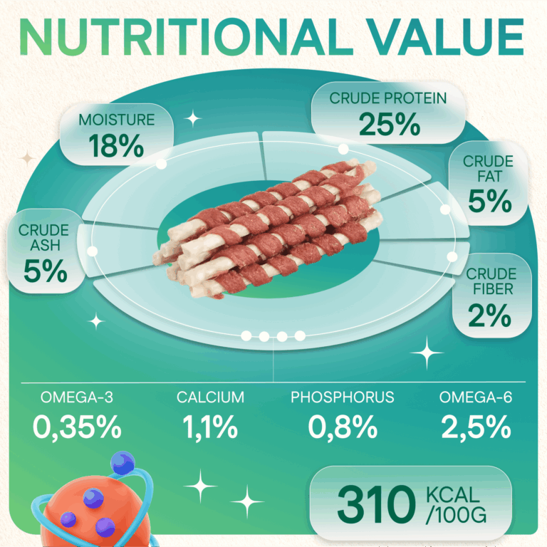 Dog Treats With Lamb Stick 250g, E-Protein, Hypoallergenic