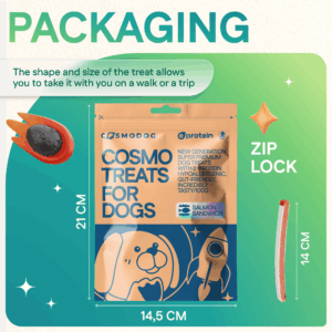 Dog Treats With Salmon Sandwich, 100g, E-Protein, Hypoallergenic