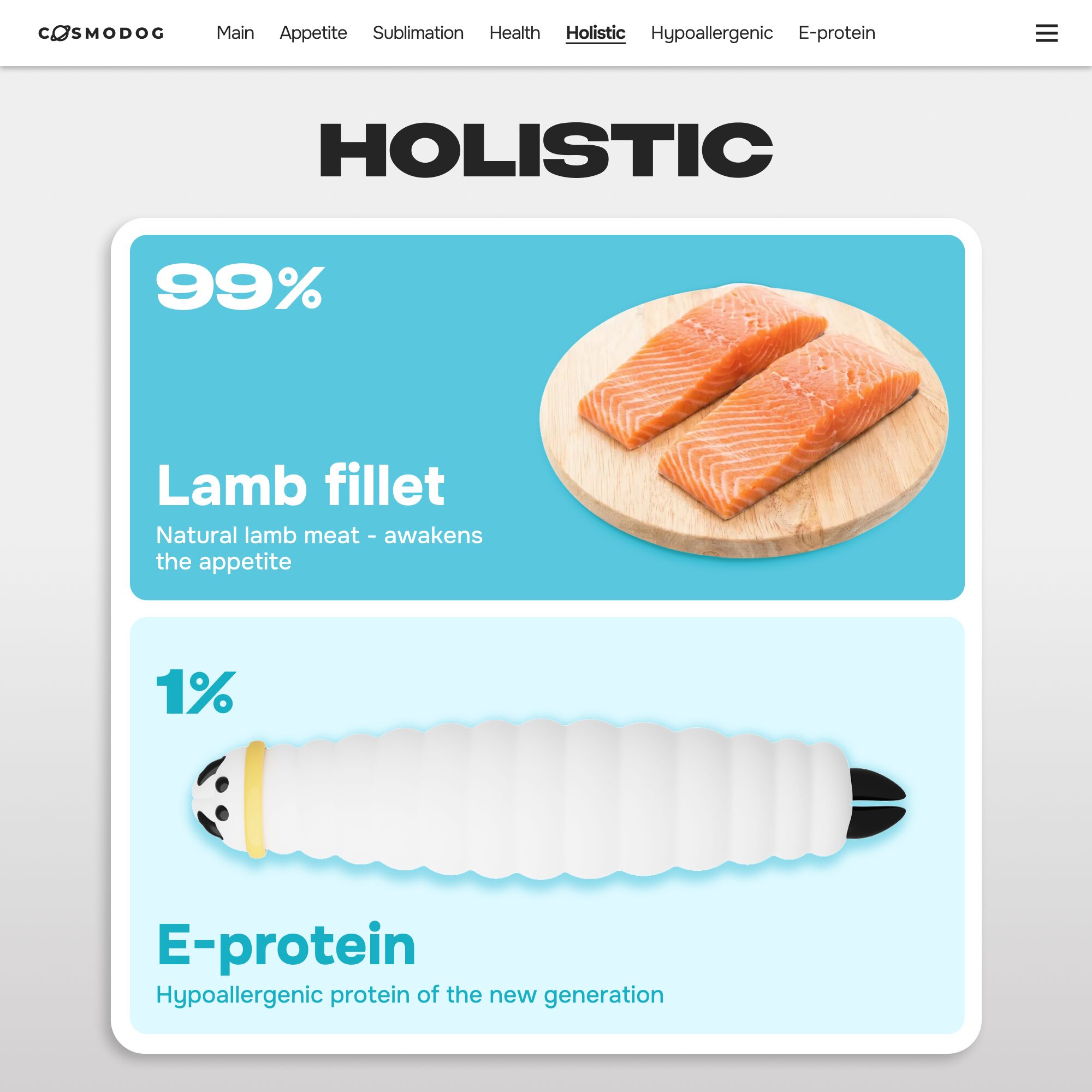 Cosmodog Freeze Dried Treats Salmon Cube 60 g