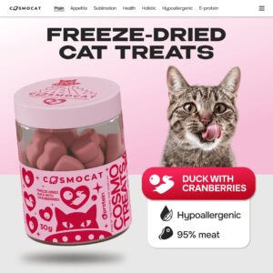 Cosmocat Freeze Dried Treats Duck with Cranberries 30 g