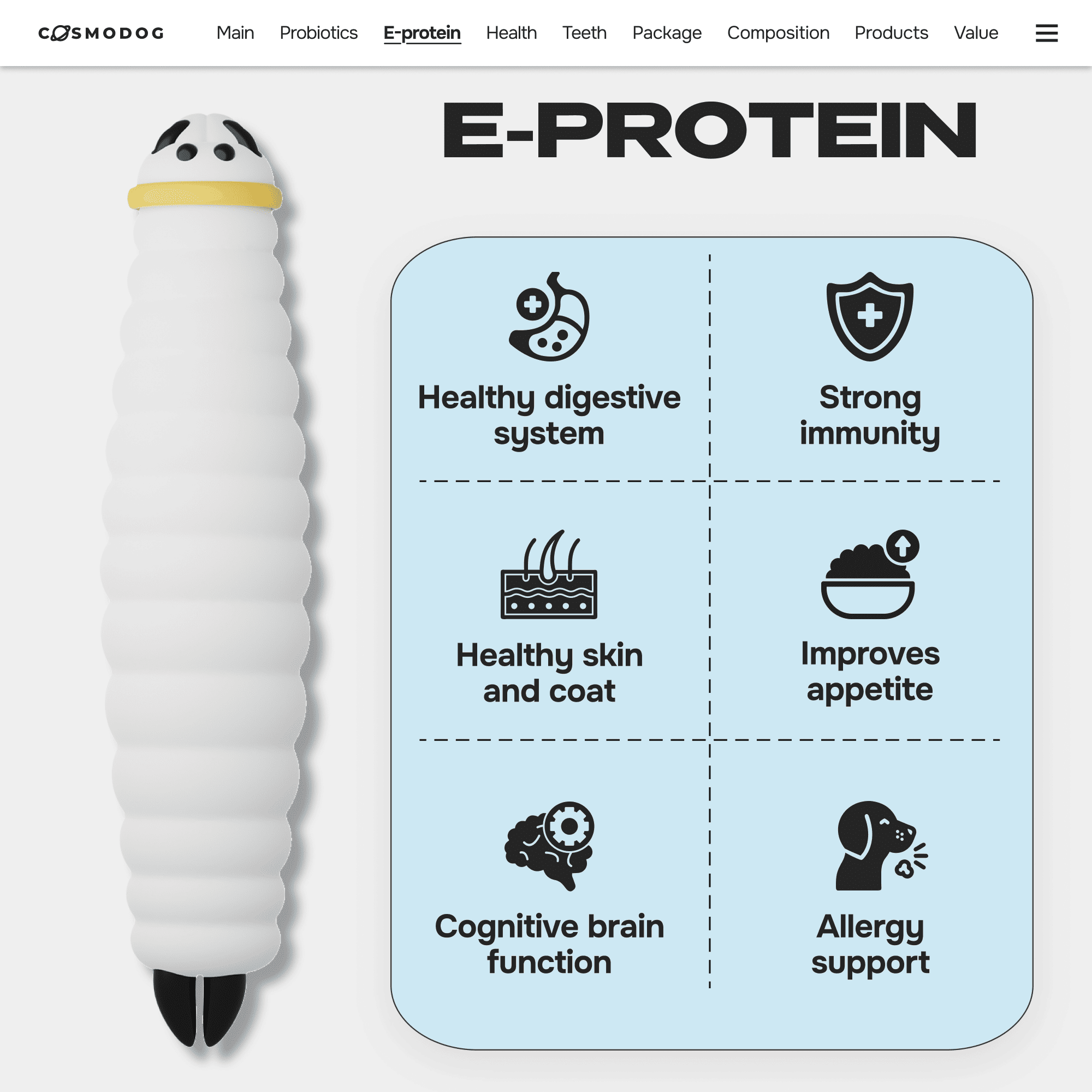Cosmodog Dry Food Duck Grain Free Small breed 2 KG