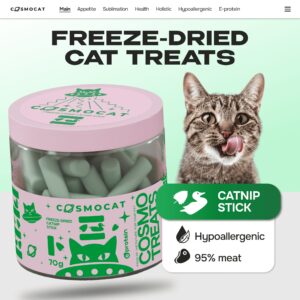 Cosmocat Freeze Dried Treats Catnip Stick 70 g