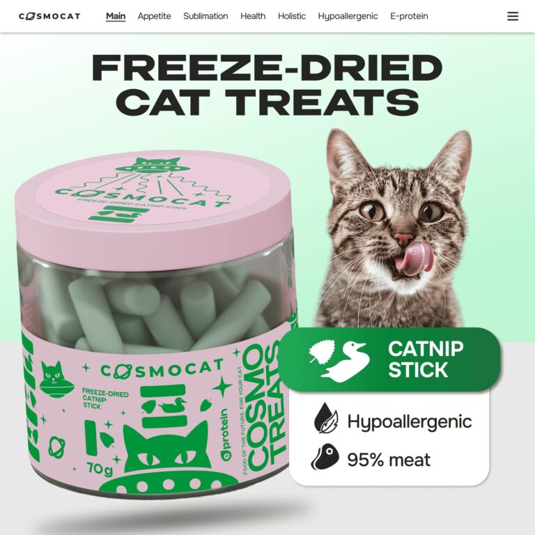 Cosmocat Freeze Dried Treats Catnip Stick 70 g