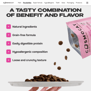 Cosmocat Dry Food Duck Regular Adult 1.8 KG