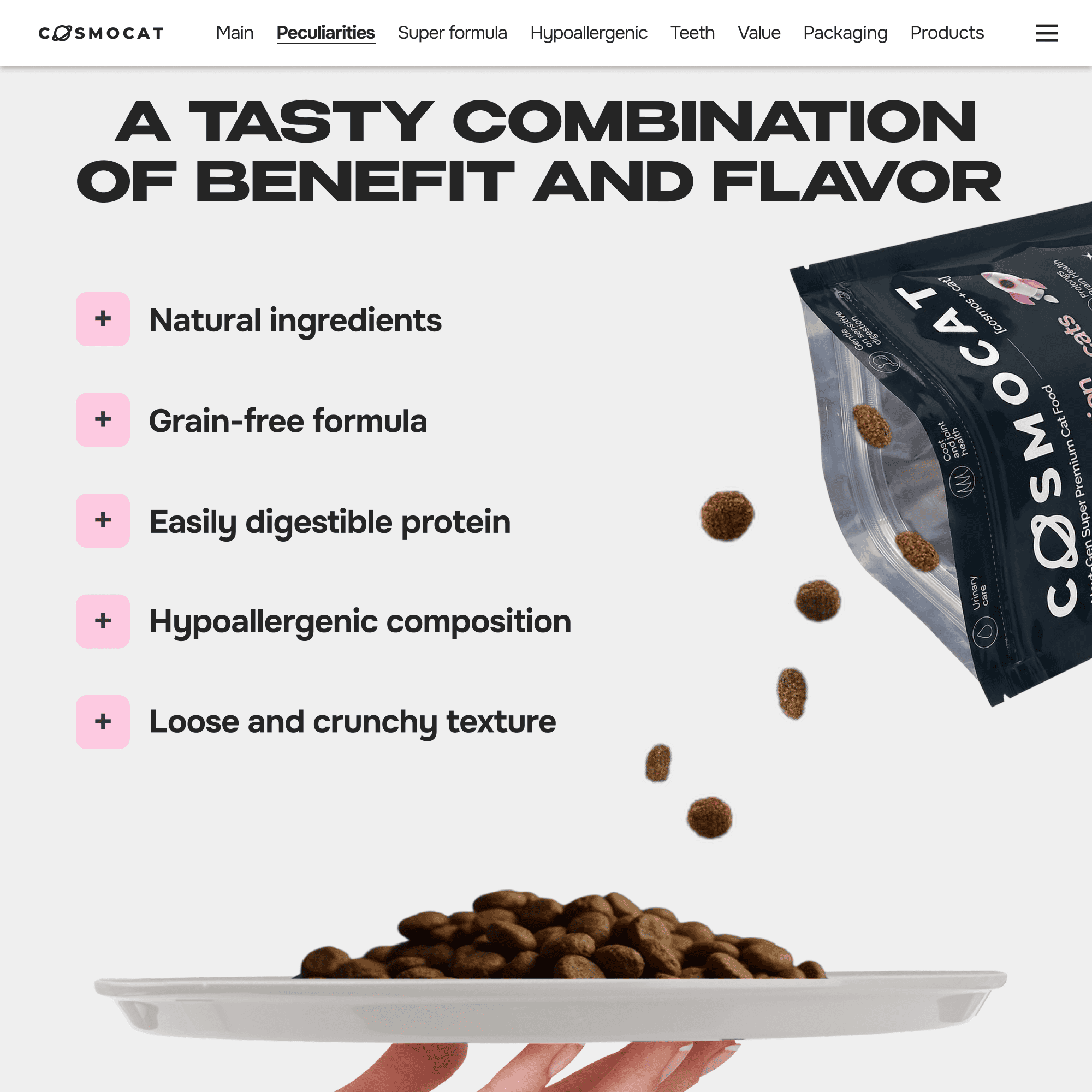 Cosmocat Dry Food Duck Regular Adult 3.8 KG