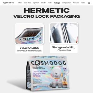 Cosmodog Dry Food Duck Grain Free Small breed 0.8 KG