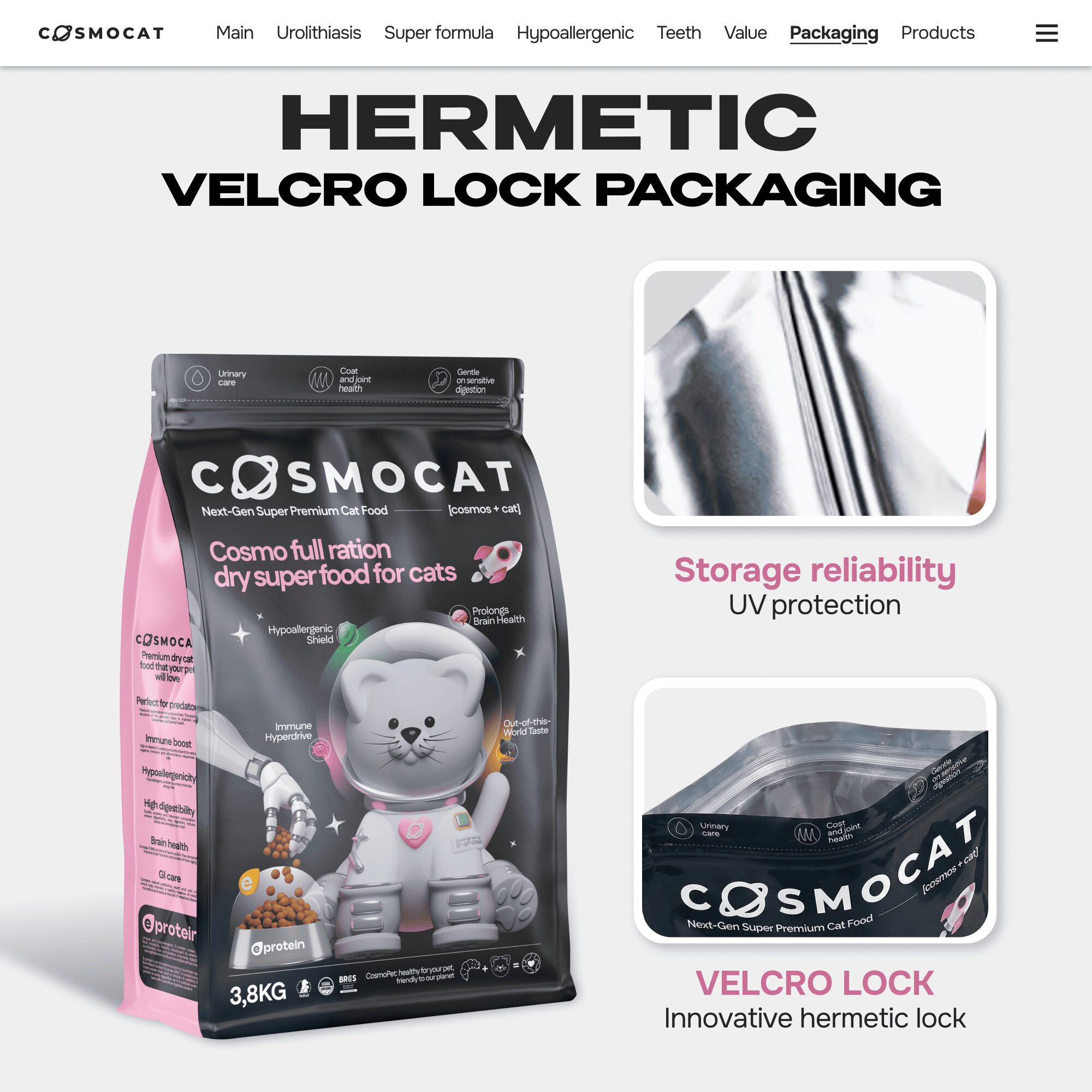 Cosmocat Dry Food Duck Regular Sterilised 3.8 KG