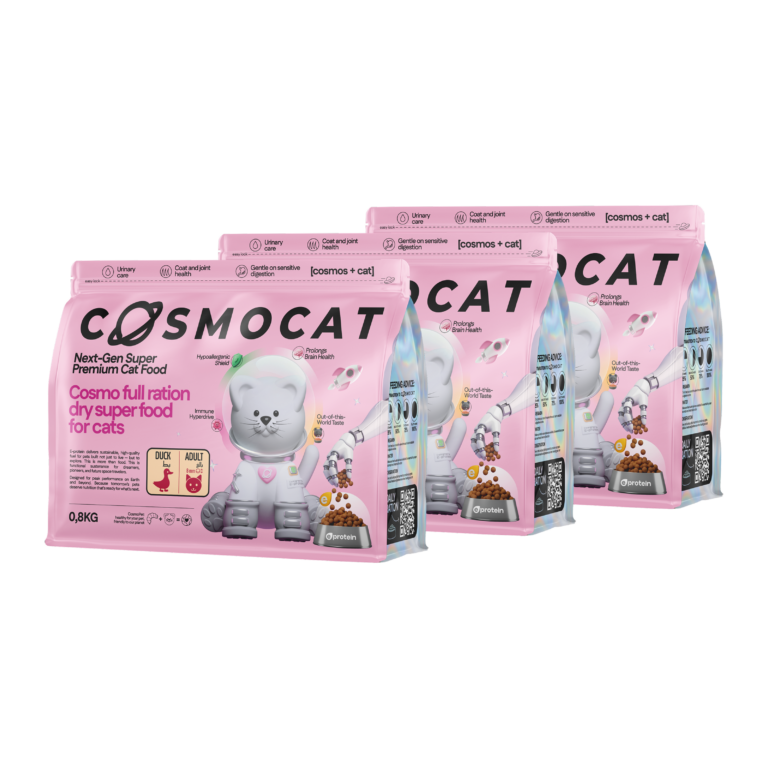 Cosmocat Dry Food Duck Regular Adult 0.8 KG