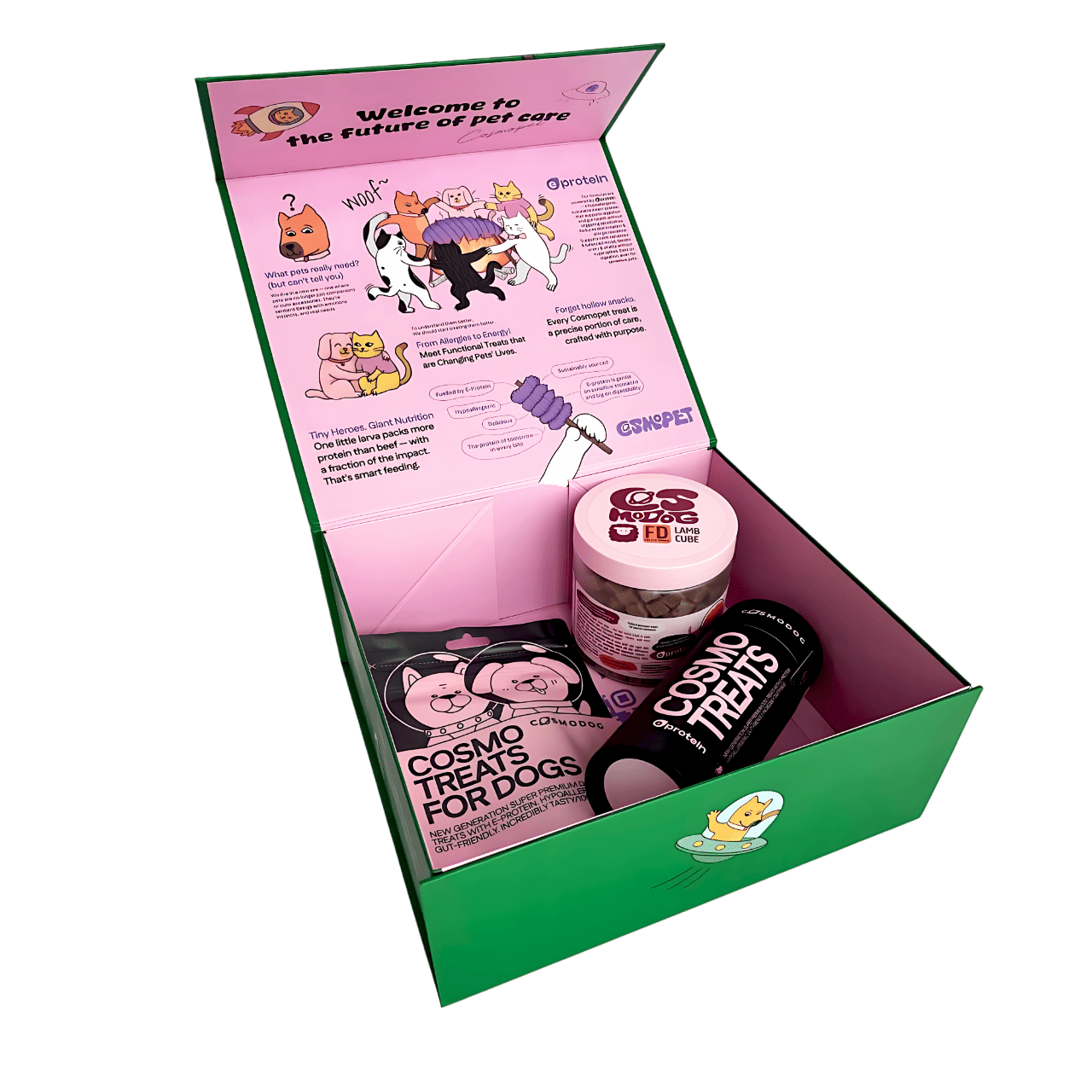 Cosmodog Gift Box with Training and Functional Treats, 350 g