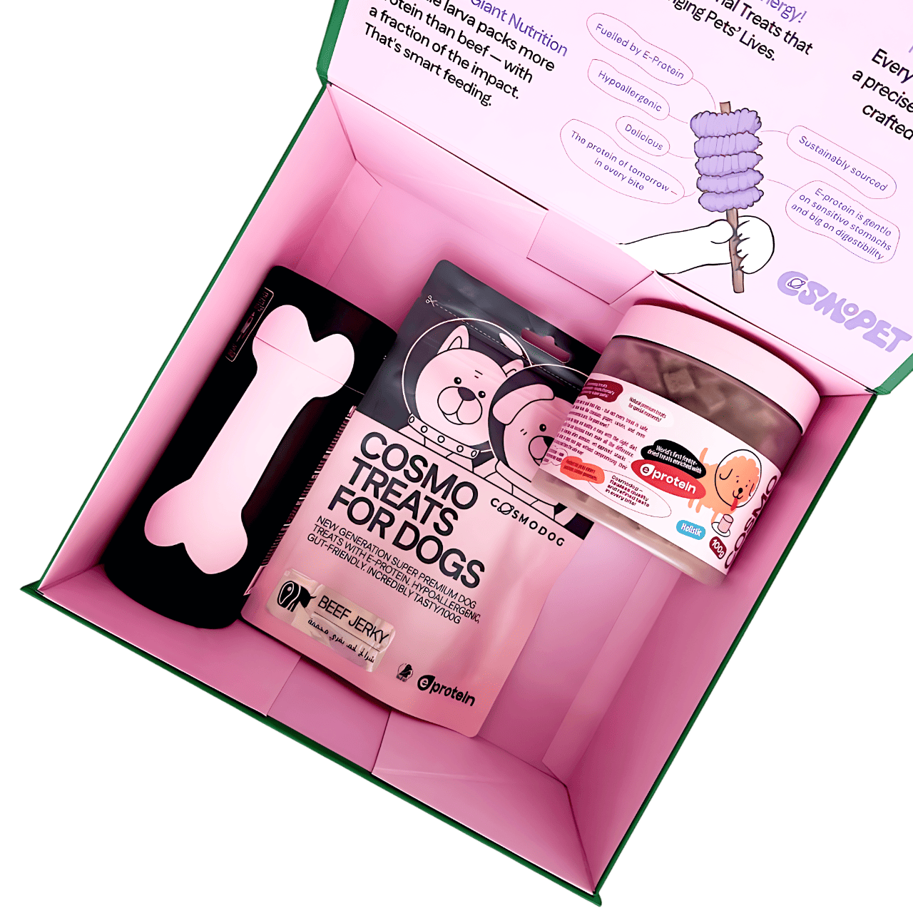 Cosmodog Gift Box with Training and Functional Treats, 350 g